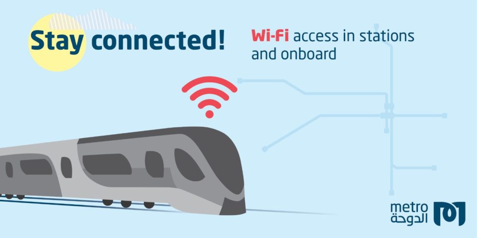 Doha Metro will provide Wi-Fi services to commuters from Sept 1