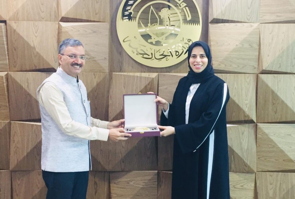 Qatar Indian Ambassador met Assistant Foreign Minister of Qatar