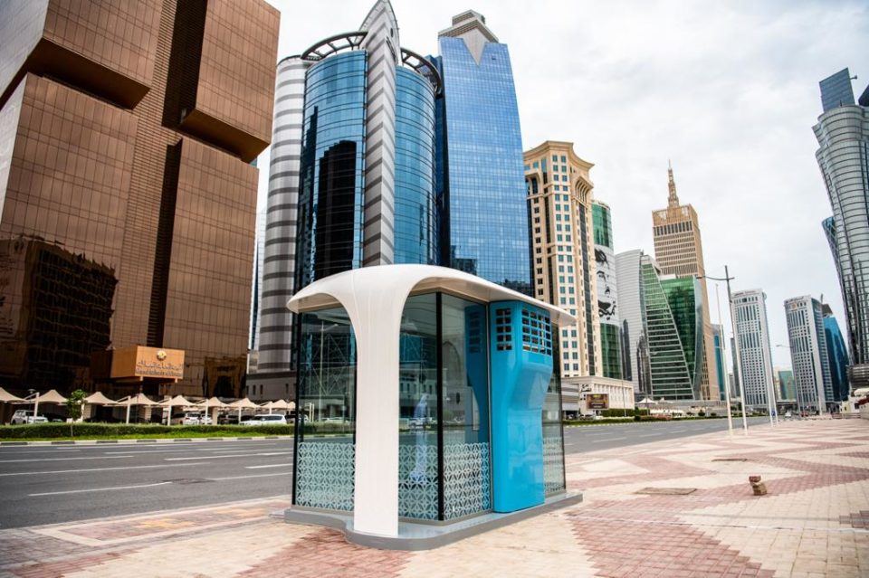 Qatar Rail setting up 300 AC bus shelters