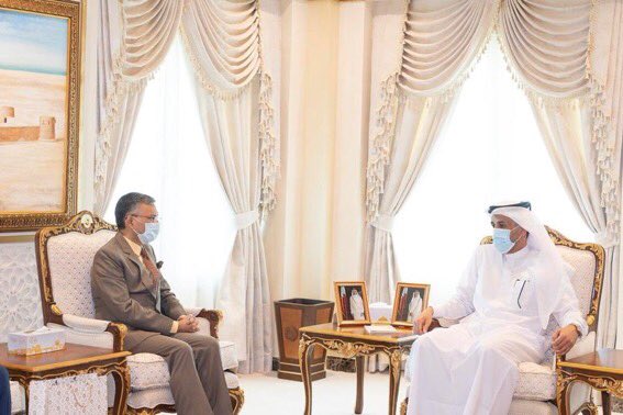 Qatar Indian Ambassador met Undersecretary of the Ministry of Interior