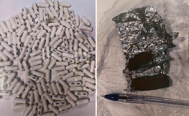 Customs seizes narcotic pills