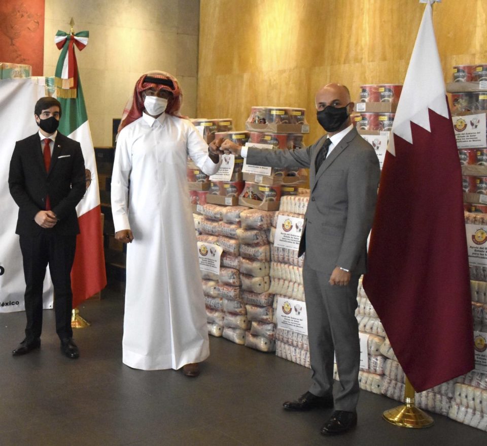 Qatar delivers aid Mexico